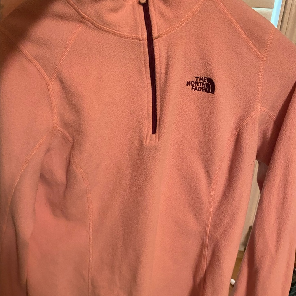North face fleece pull over
